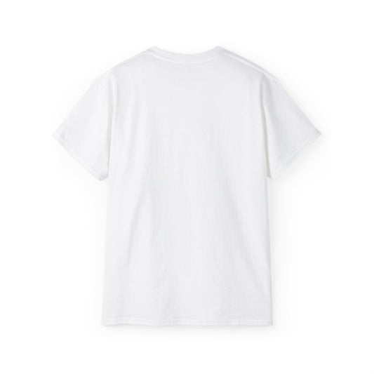 White t-shirt on a white background