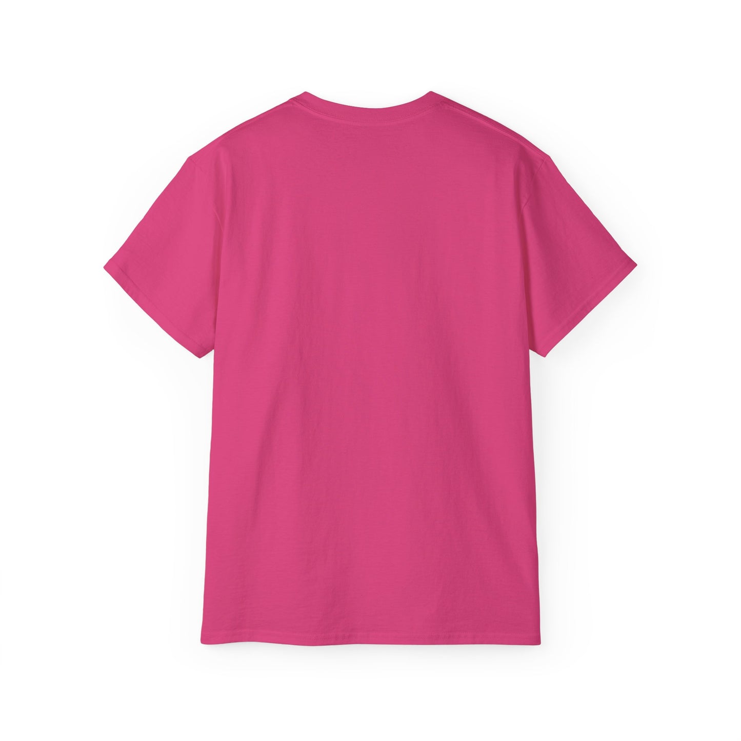 Pink t-shirt on a white background
