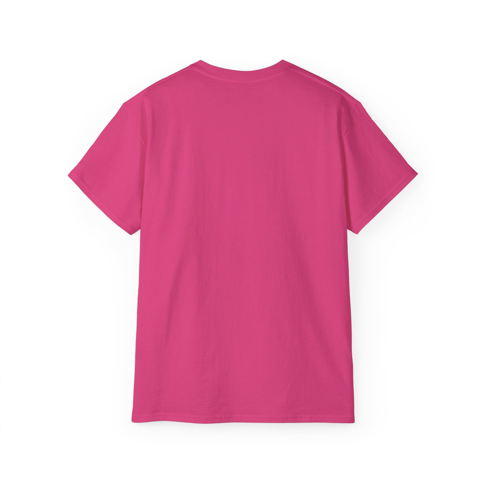 Pink t-shirt on a white background