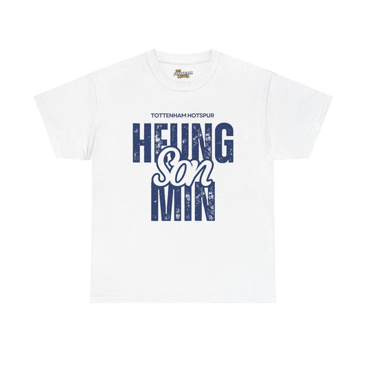 White t-shirt with 'Tottenham Hotspur' text and graphics on a white background