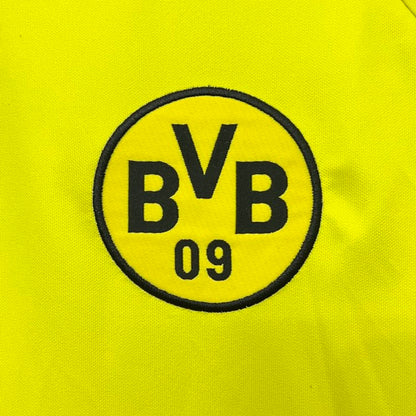 BVB logo on a Dortmund 95/96 home shirt