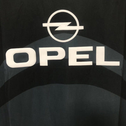 Black 00/01 psg third shirt with Opel and Paris Saint-Germain logos
