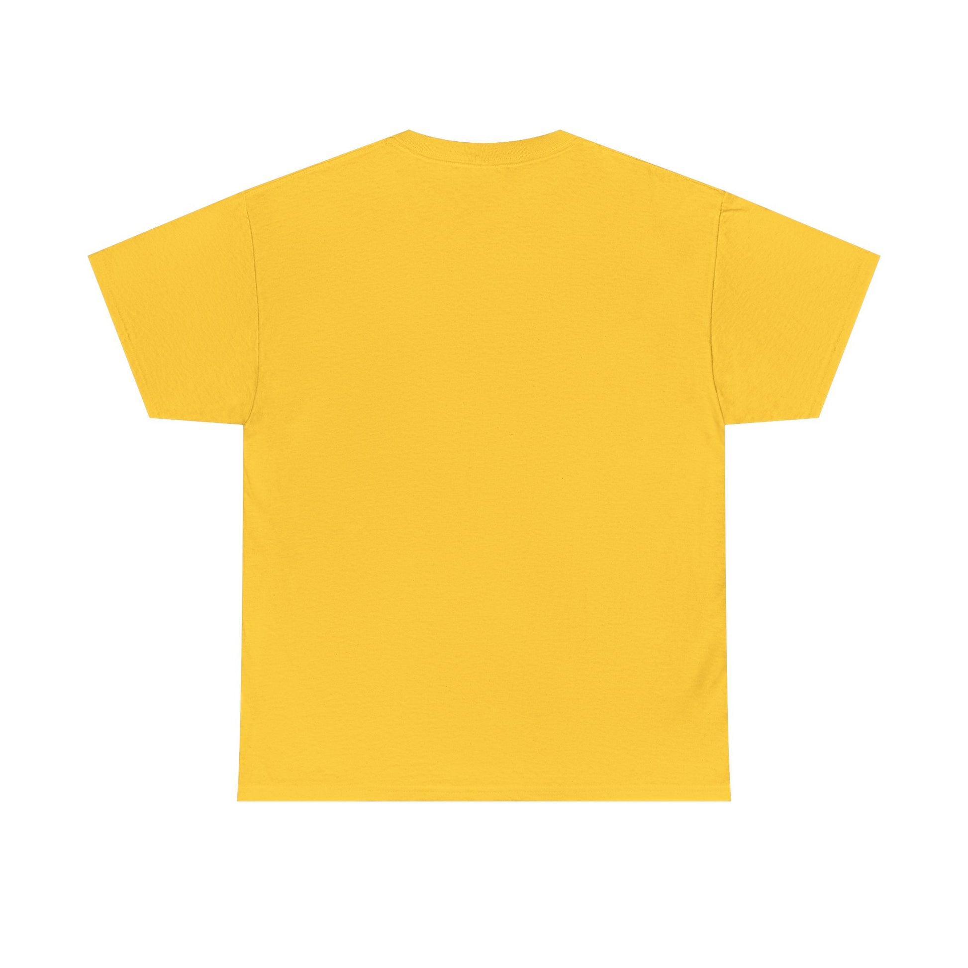 Yellow t-shirt on a white background