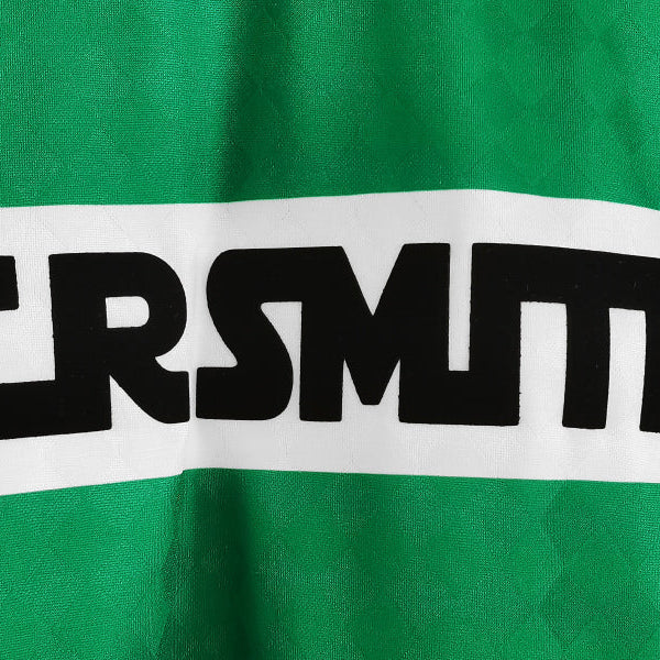 Celtic 87/88 long sleeve home shirt displaying 'CR SMITH' in black letters.