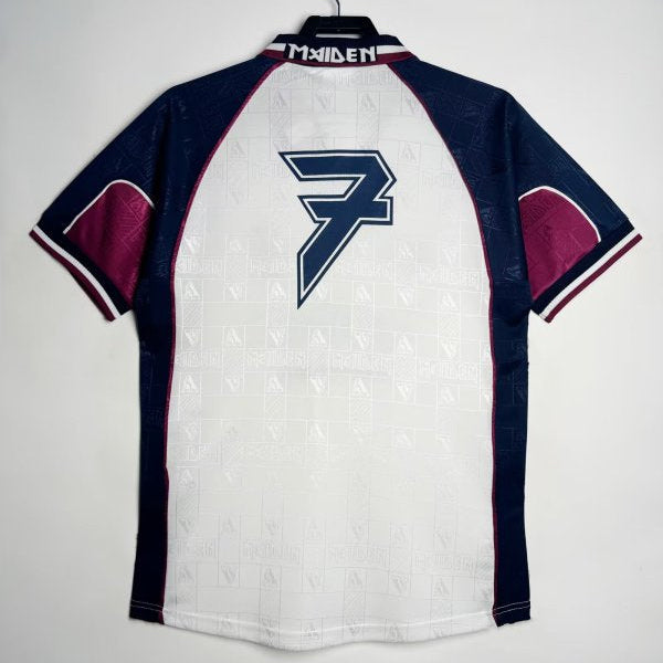 West Ham 1999 iron maiden away shirt 