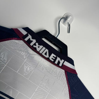 West Ham 1999 iron maiden away shirt 