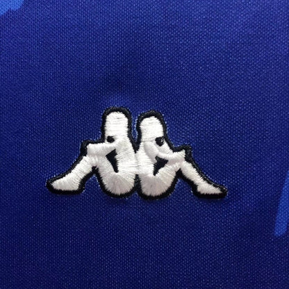 White logo on a Barcelona 92-95 home shirt