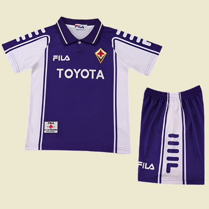 Fiorentina 99/00 home kids kit 