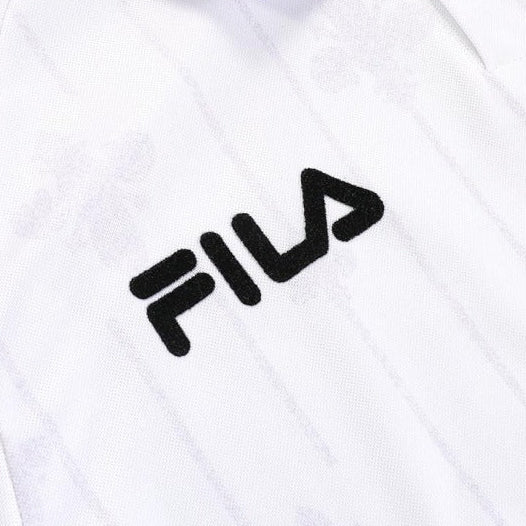 White Fiorentina 97/98 away shirt  with Fila logo and red design element