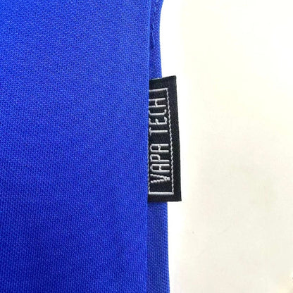 Blue Chelsea 99-01 home shirt with a 'Vappa Tech' label on a white background