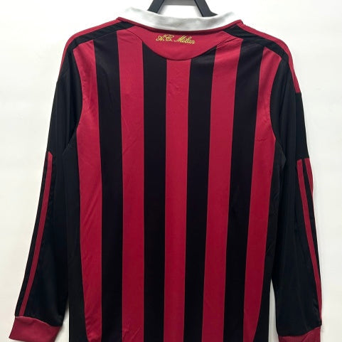 Ac Milan 09/10 long sleeve home shirt 